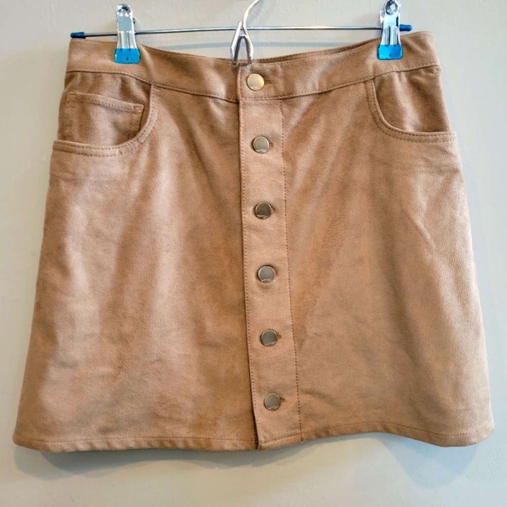 Suede Skirt
